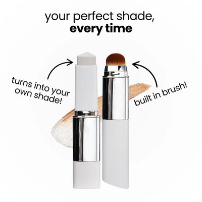Adaptive ToneMatch Cream Stick - Hydrating Coverage + Built-In Blending Brush