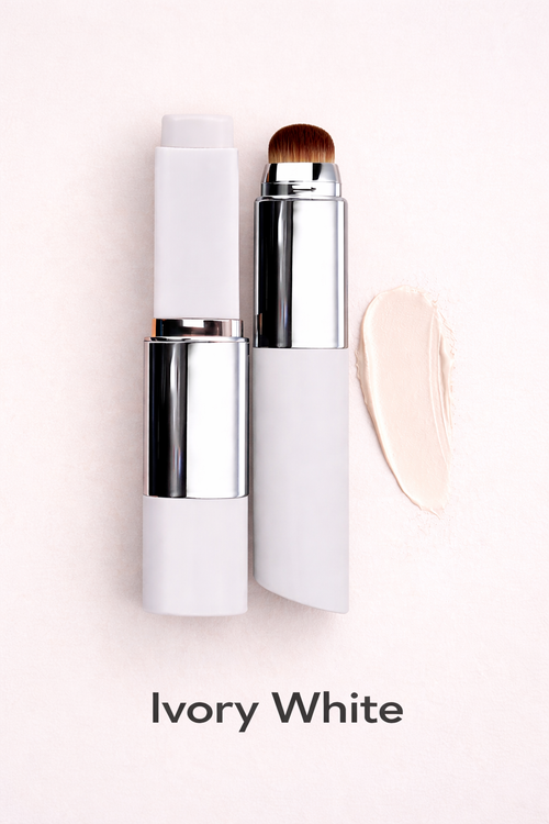 2-in-1 Color-Changing Foundation Stick Liquid Lightweight Moisturizing Brightening Foundation Color Changing For All Skin Types